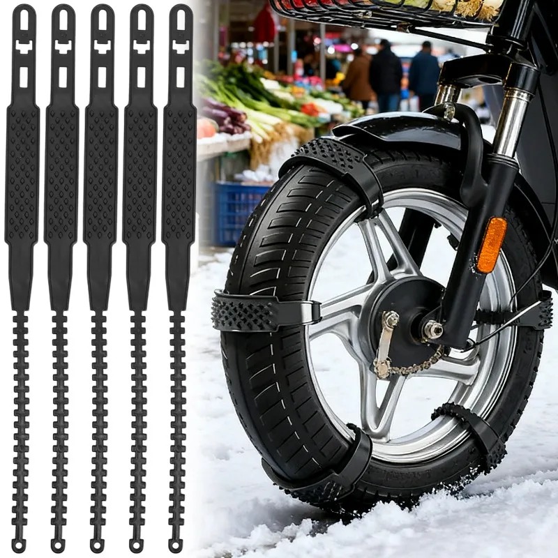 Scooter Tire - Rantai Salju Universal untuk Sepeda Motor,