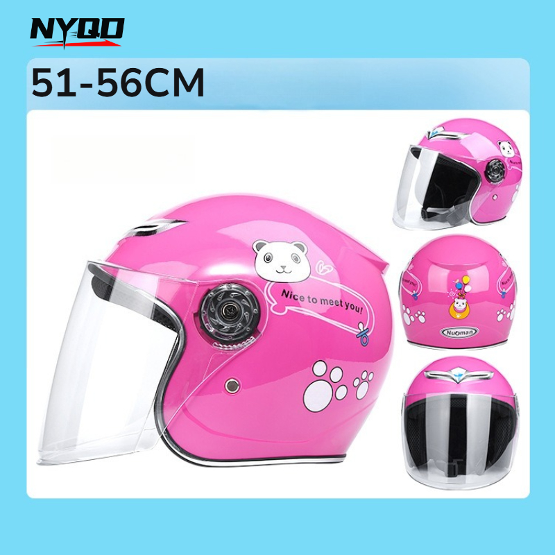 Kids Electric Scooter - Helm Motor Anak, Helm Setengah Wajah