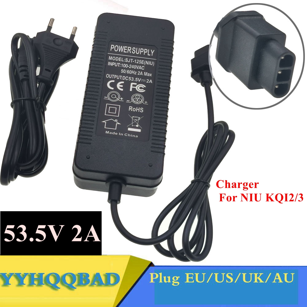 Electric Scooter Charger - Pengisi daya baterai 53.5V 2a untuk