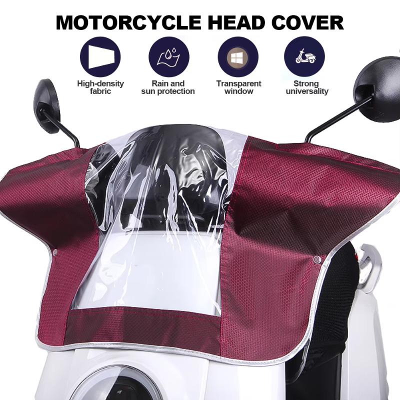Electric Scooter Rain Cover - Penutup Hujan Dashboard Skuter Listrik Jendela