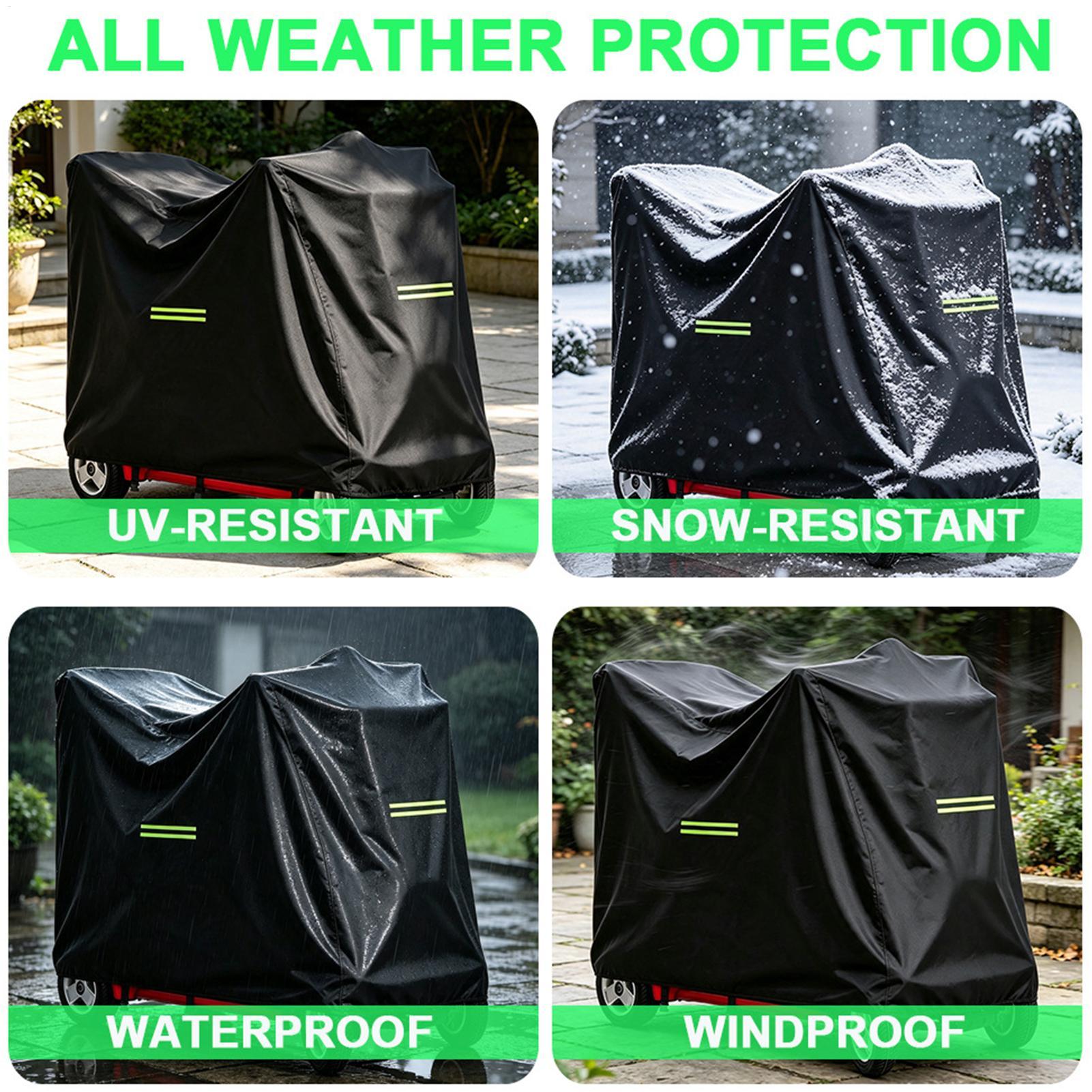 Penutup Skuter Mobilitas Tahan - Electric Scooter Rain Cover ulasan dan harga