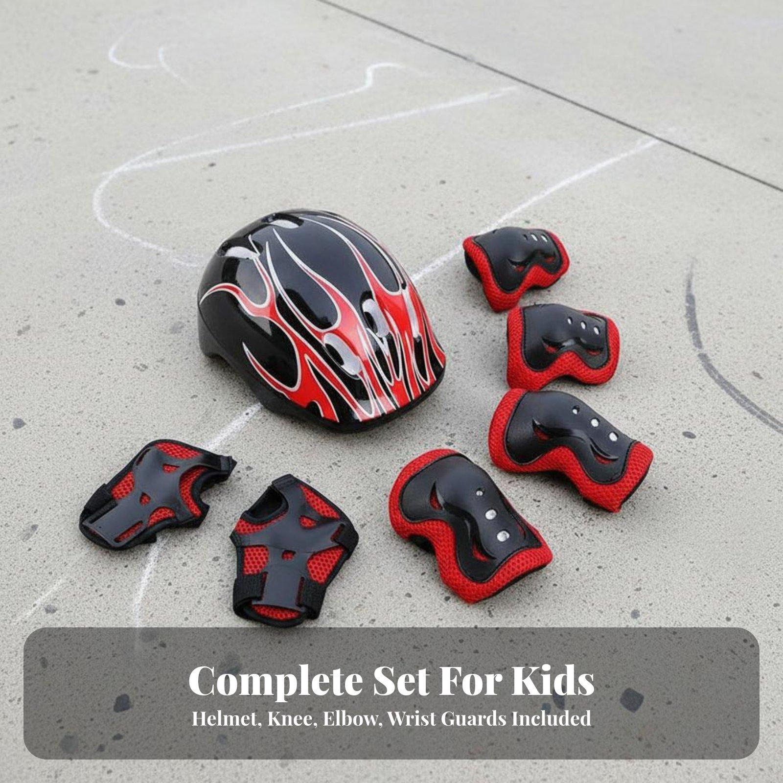 Set Pelindung Lutut, Siku, dan - Scooter Helmet Set ulasan dan harga