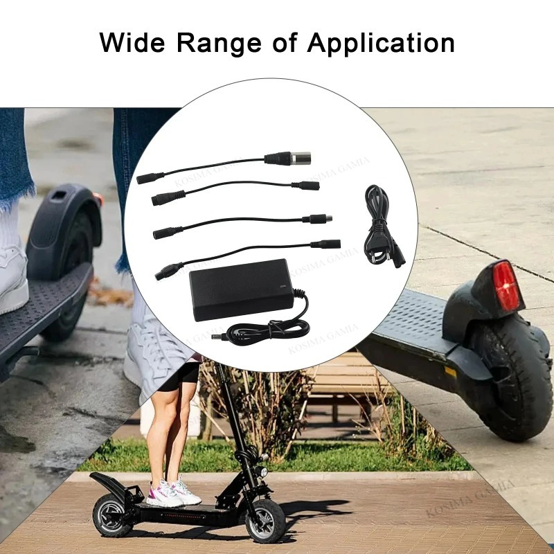 Pengisi Daya Cerdas Adaptor Da - Electric Scooter ulasan dan harga