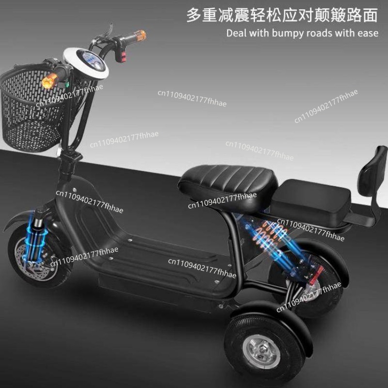 Sepeda Motor Listrik Roda Tiga - Folding Electric Scooter ulasan dan harga
