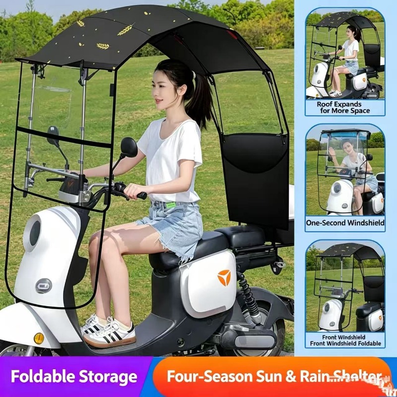 Pelindung Matahari Sepeda List - Electric Scooter Rain Cover ulasan dan harga
