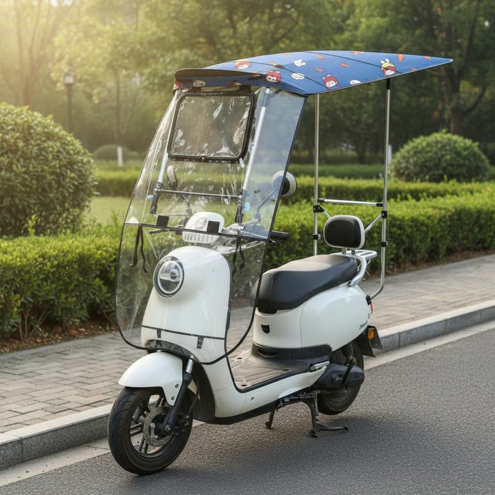 Penutup Hujan Skuter Listrik T - Electric Scooter Rain Cover ulasan dan harga